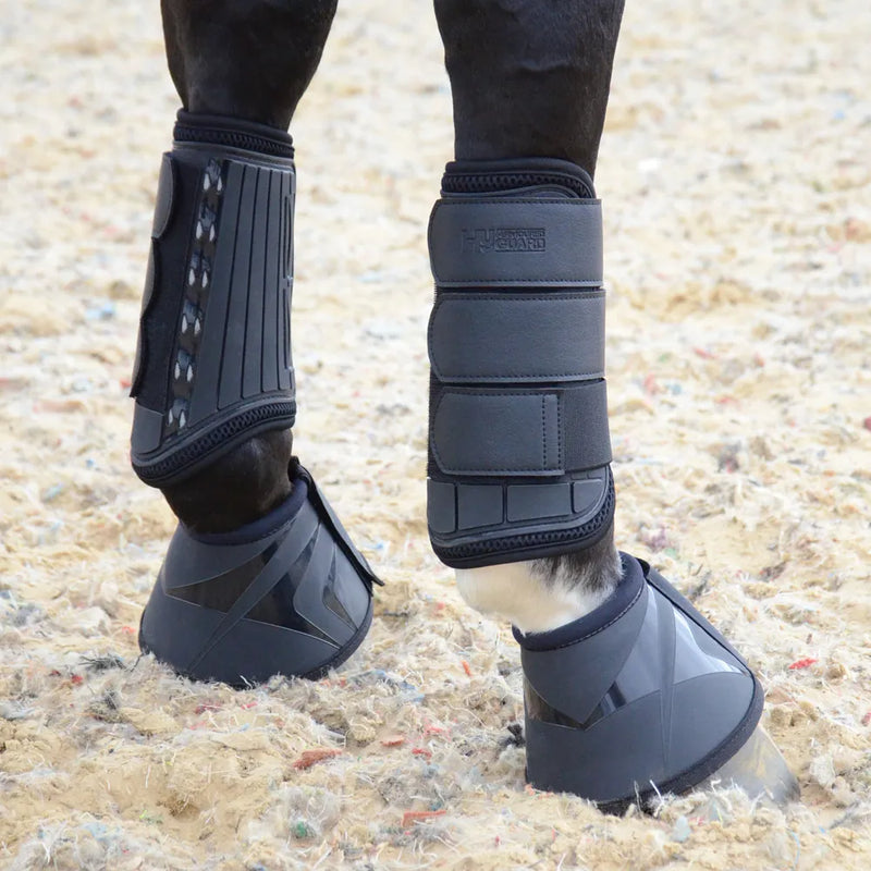 Hy Equestrian Armoured Guard Event Plus Front Boots - Black