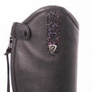 Hy Equestrian Agerola Children's Riding Boot - Black/Rainbow Glitter - Jalex Pet Products  Hy Equestrian Agerola Children's Riding Boot - Black/Rainbow Glitter