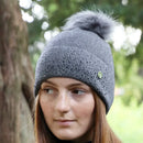 Hy Equestrian Alaska Diamante Bobble Hat - Jalex Pet Products 