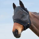 Hy Equestrian Armoured Protect Half Mask without Ears - Black - Jalex Pet Products  Hy Equestrian Armoured Protect Half Mask without Ears - Black