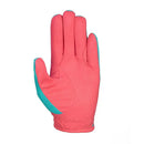 Hy Equestrian Thelwell Collection All Rounder Riding Gloves Aquarius/Pink/Teal - Jalex Pet Products  Hy Equestrian Thelwell Collection All Rounder Riding Gloves Aquarius/Pink/Teal