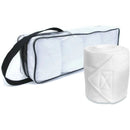 JHL Dressage Bandages (Set of 4 Size 11cm x 3m) White - Jalex Pet Products 
