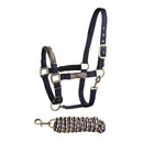 Bitz Soft Handle Two Tone Headcollar/Lead Rope - Jalex Pet Products 