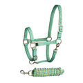 Bitz Stripe Two Tone Headcollar Lead Rope - Jalex Pet Products 