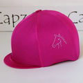 Capz Diamondz Cap Cover Lycra - Horse Head Logo - Jalex Pet Products 