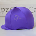 Capz Diamondz Cap Cover Lycra - Horse Head Logo - Jalex Pet Products 