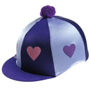 Capz Motif Cap Cover Lycra Heartz & Pom Pom - Jalex Pet Products 