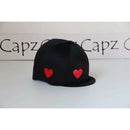 Capz Motif Cap Cover Lycra Heartz - Jalex Pet Products 