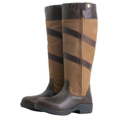 Mark Todd Waterproof Tall Zip Boot - Brown