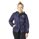 Firefoot Basic Showerproof Jacket Ladies - Navy/Lime - Jalex Pet Products 