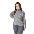 Firefoot Half Zip Sport Top Ladies Grey Marl/Rose Gold - Jalex Pet Products 
