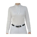 Hyfashion Katherine Ruffle Long Sleeved Show Shirt - White - Jalex Pet Products 