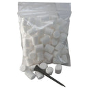 Liveryman Stud Plugs Preformed Cotton - 50 Pack - Jalex Pet Products 