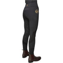 Supreme Products Active Show Rider Leggings - Black/Gold - X Small - Jalex Pet Products 